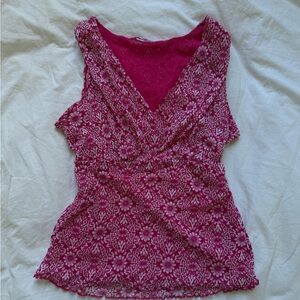 Floral Pink Women's Top